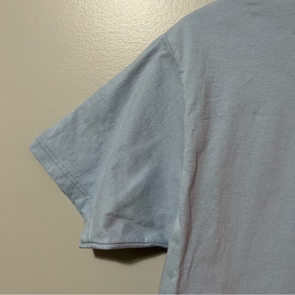 Billabong Regular Fit Palm Tree Cotton Tee Blue - Picture 6 of 7